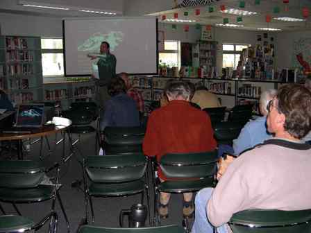 Doug introducing Pat Pringle of Centralia College.